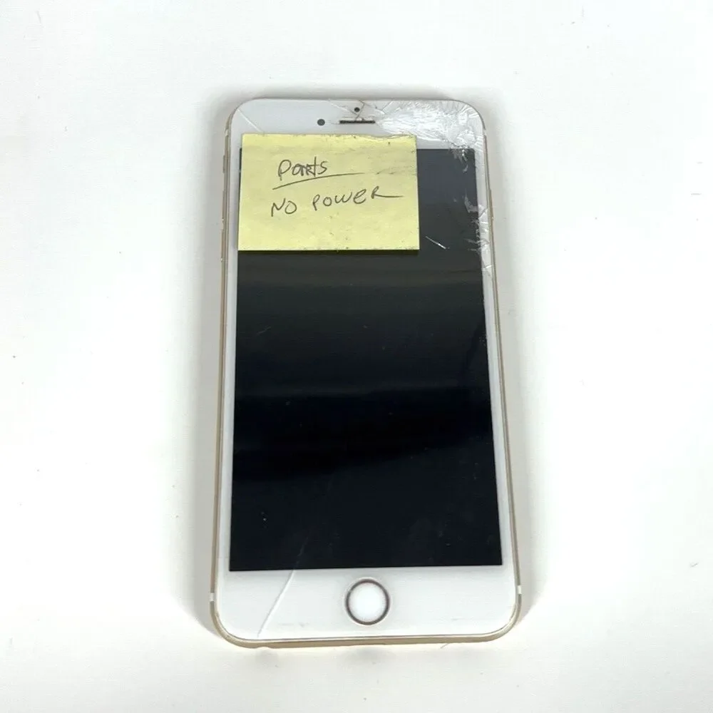 Apple iPhone 6 Plus 64gb A1524 Gold - No Power - Cracked - For Parts Only